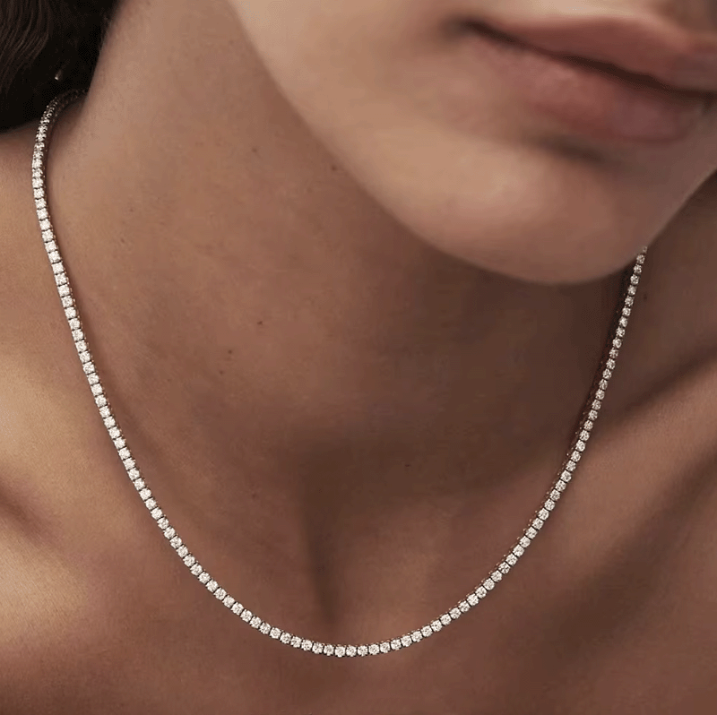 MBM Moissanite Diamond Tennis Chain 2MM-6.5MM
