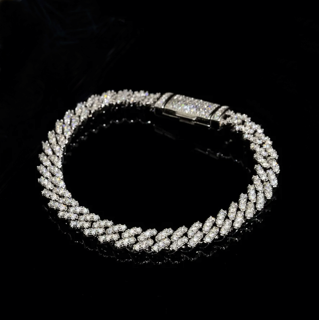 6MM Cuban Moissanite Bracelet