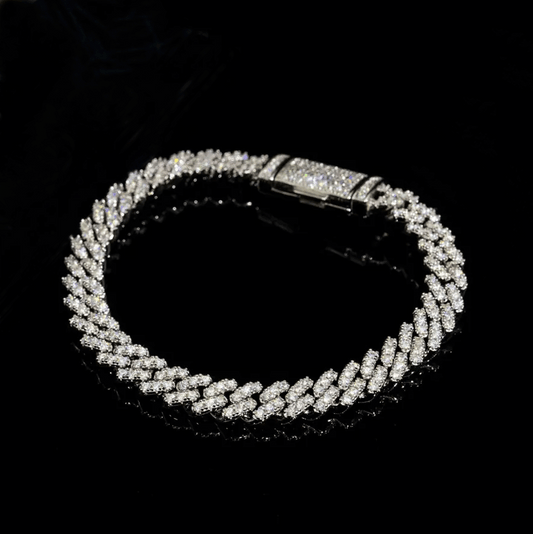 6MM Cuban Moissanite Bracelet